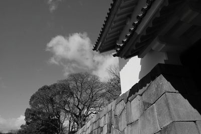 Low angle view of building against sky