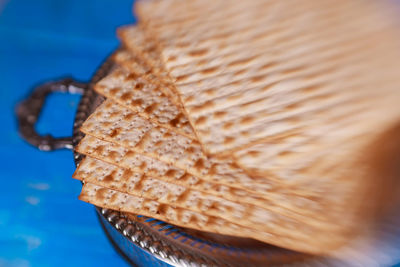 Close-up of dessert on table