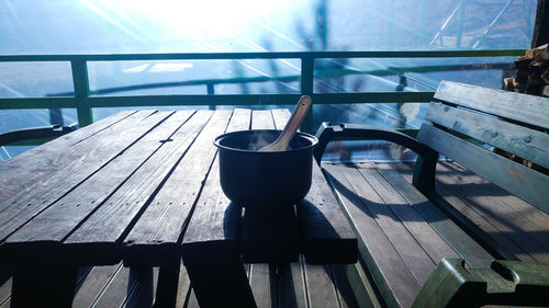 Close-up of drink on table