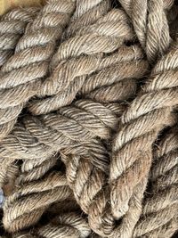 Full frame shot of ropes