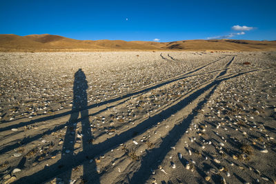 Clean landscape in tibet china.