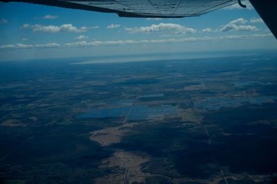 Aerial view of landscape