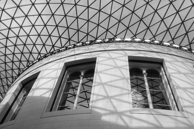 Low angle view of modern building