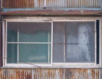 Close-up of window