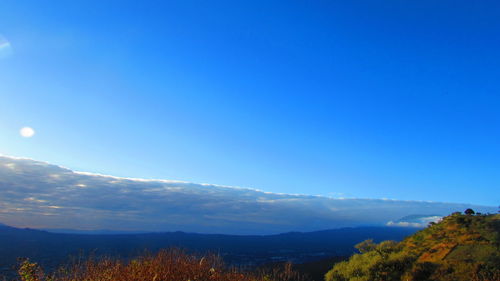 Scenic view of mountains