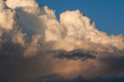 Low angle view of clouds in sky