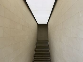 Low angle view of staircase in building