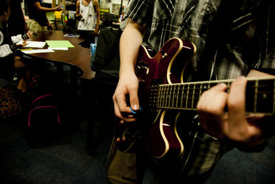 Man playing guitar