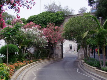 View of empty road