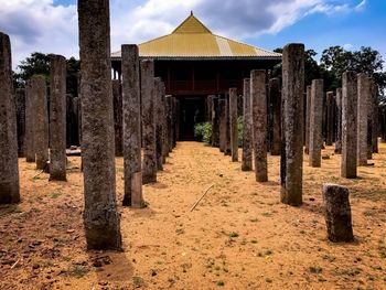 Panoramic view of historical building