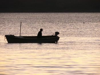 Boats in sea