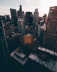 High angle view of cityscape