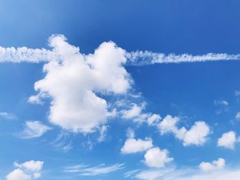 Low angle view of clouds in sky