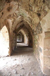 Corridor of old building