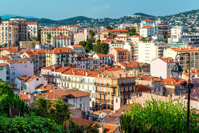 View of buildings in city