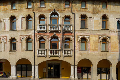 Facade of historical building