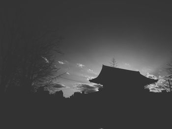 Low angle view of built structure against the sky