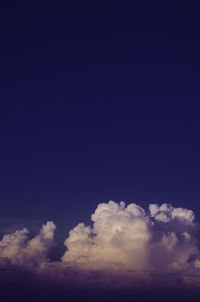 Low angle view of clouds in sky