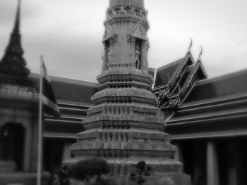Low angle view of temple