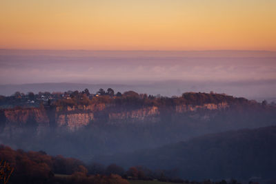 Misty Sunset