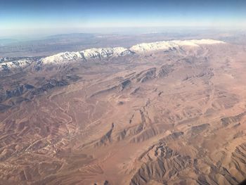 Aerial view of landscape against sky