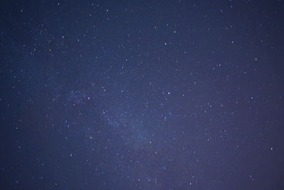 Low angle view of stars in sky at night