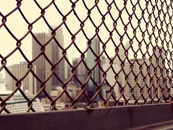 Full frame shot of chainlink fence