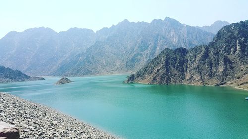 Scenic view of lake