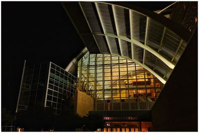 Low angle view of modern office building