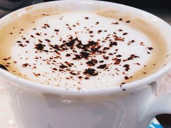 Close-up of coffee cup