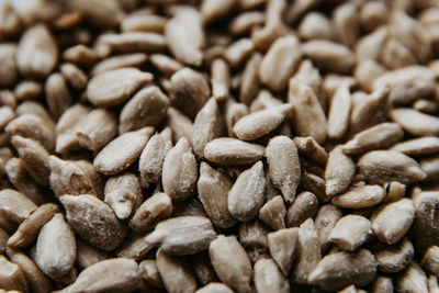 Full frame shot of sunflower seeds