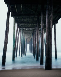 Interior of pier