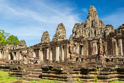 Old temple against sky