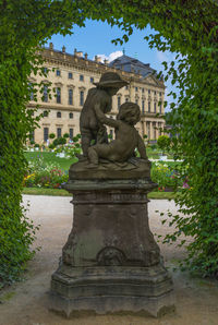 Statue of historic building