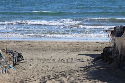 Scenic view of beach