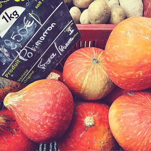 Close-up of fruits for sale in market