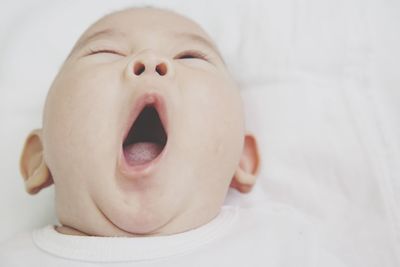 Close-up of baby boy