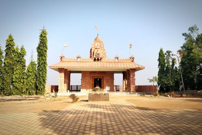 View of historical building against clear sky