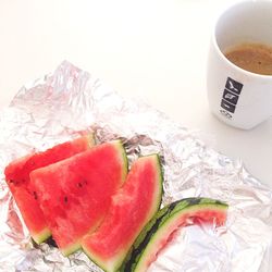 Close-up of served food