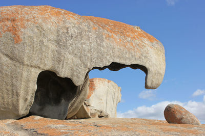 View of rock formation