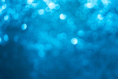 Defocused image of illuminated lights