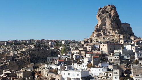 Aerial view of buildings in city