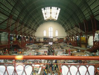 Interior of subway station