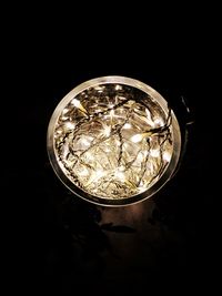 Close-up of illuminated light