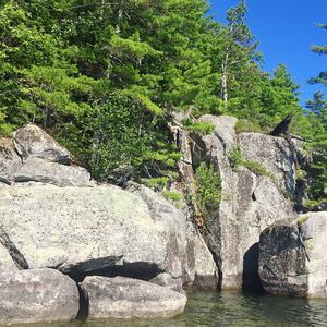 View of waterfall