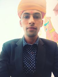 Portrait of young man