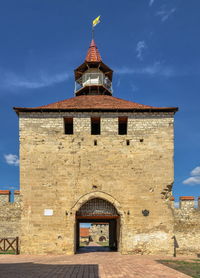 Fortress walls and towers of the tighina fortress in bender, transnistria or moldova