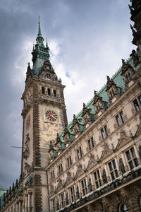 The hamburg rathaus is the town hall of the free and hanseatic city of hamburg, germany.