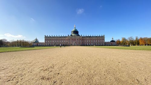 New palais against blue sky