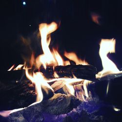 Bonfire at night